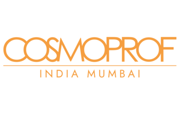 Cosmoprof India Mumbai logo in orange.