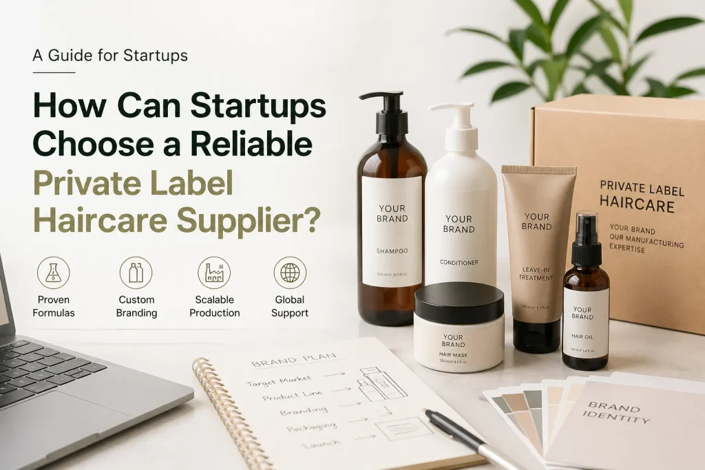 a post about how startups choose a reliable private label haircare supplier