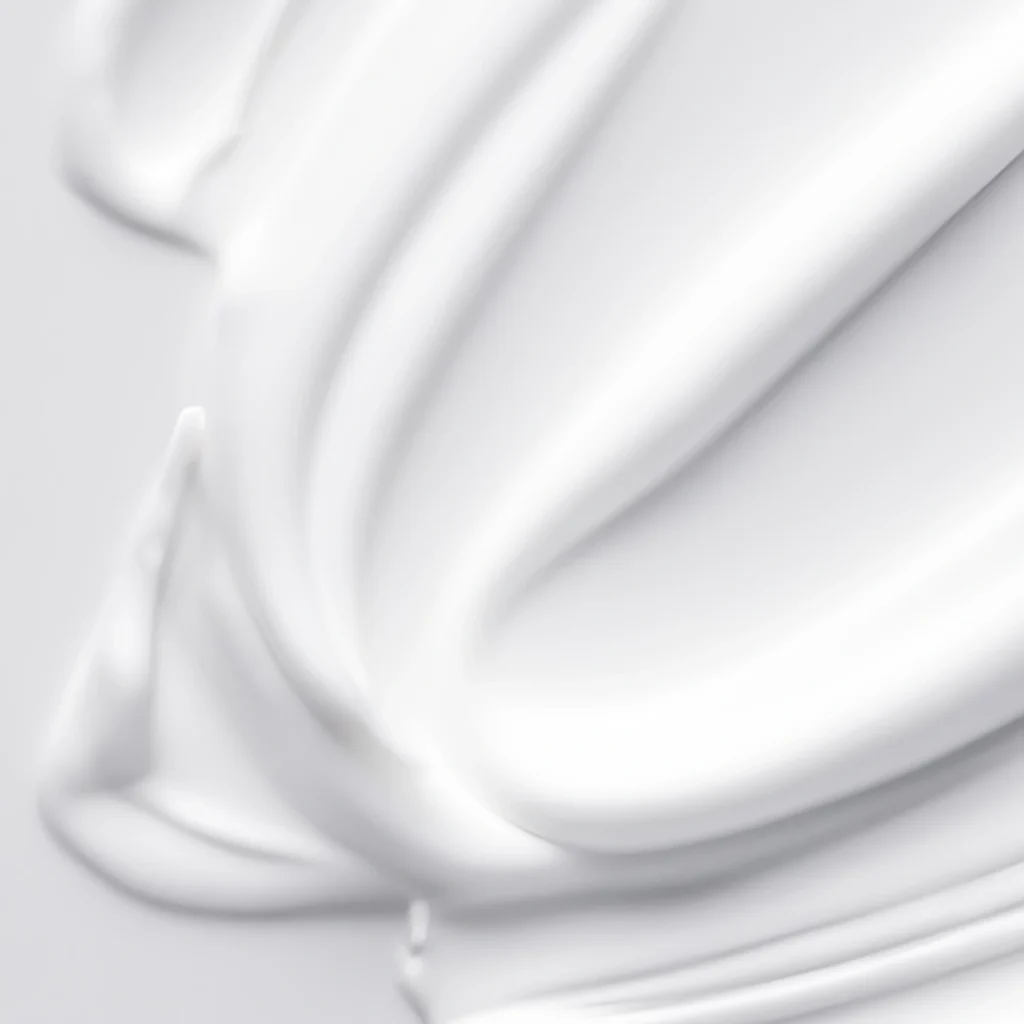 Close-up of smooth white satin fabric folds and soft shadows, abstract and minimalist.