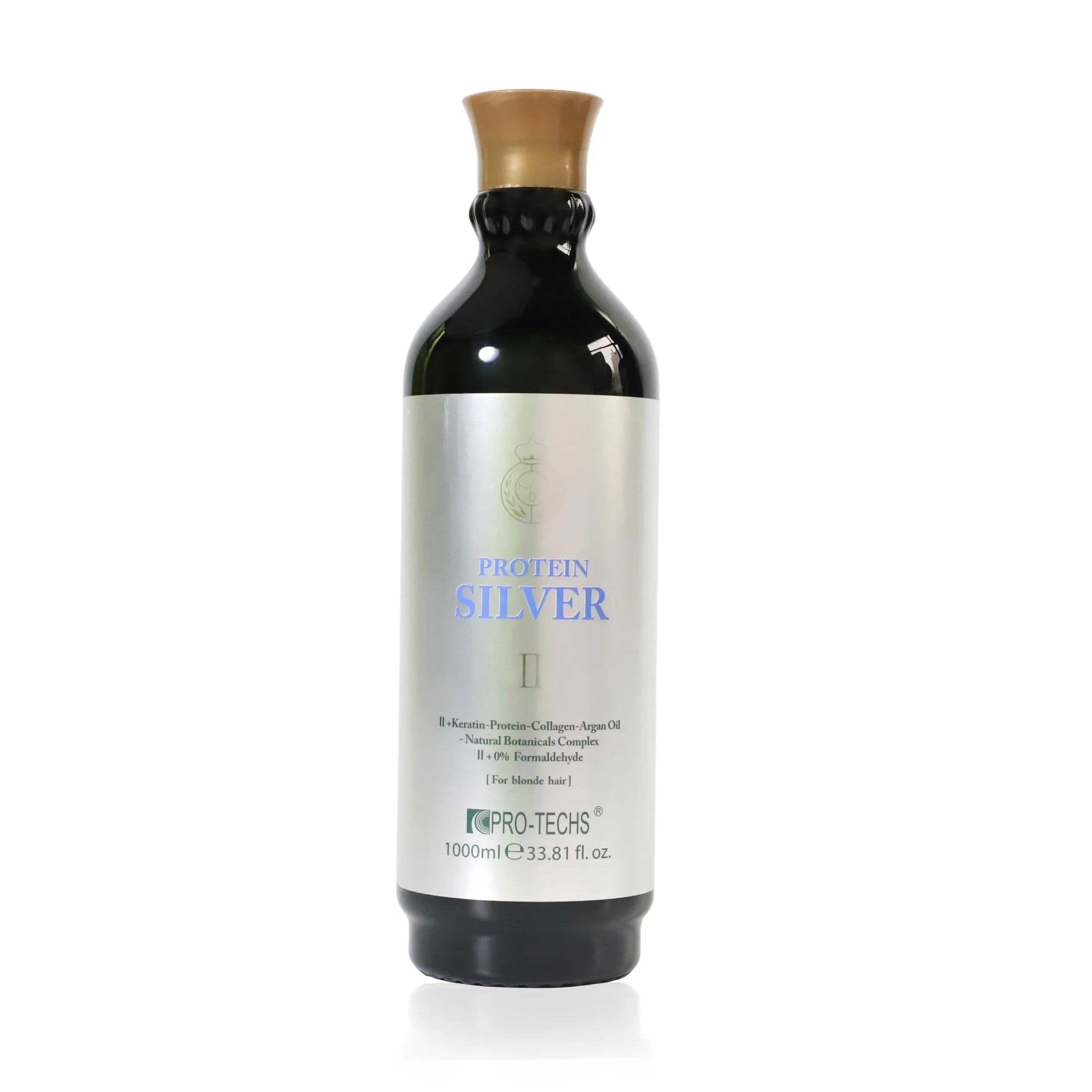 PRO-TECHS Keratin Protein Silver 2.5, 1000 ml capacity.