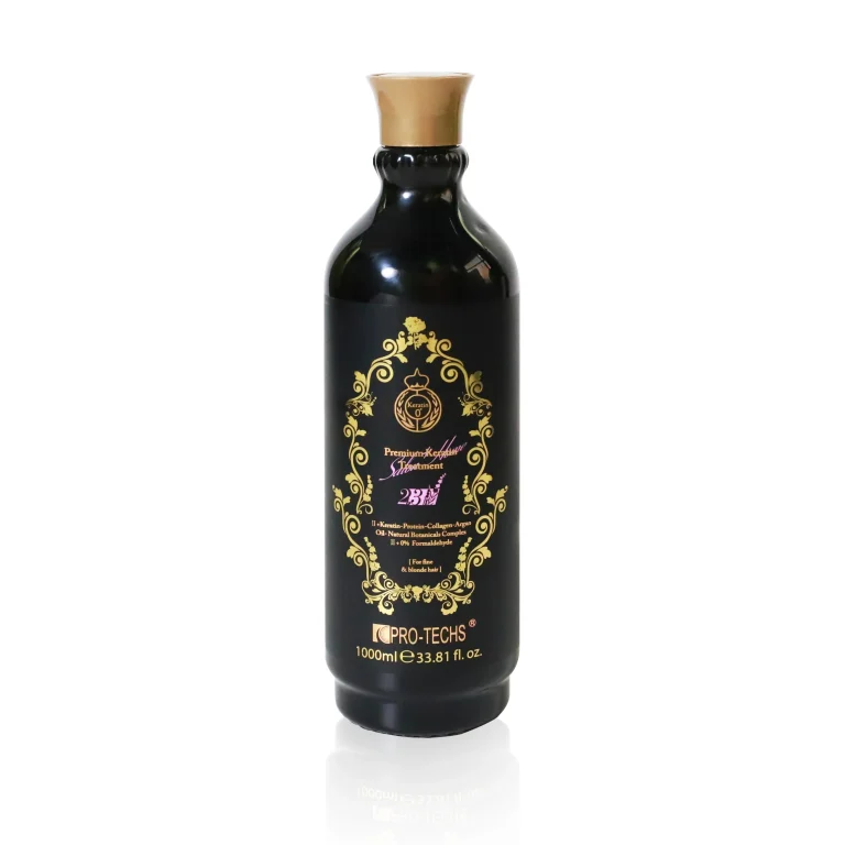 PRO-TECHS Keratin Premium Treatment 2.3, 1000 ml capacity.