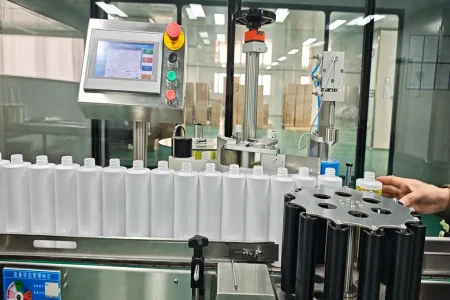 Precision automatic labeling process for hair care products
